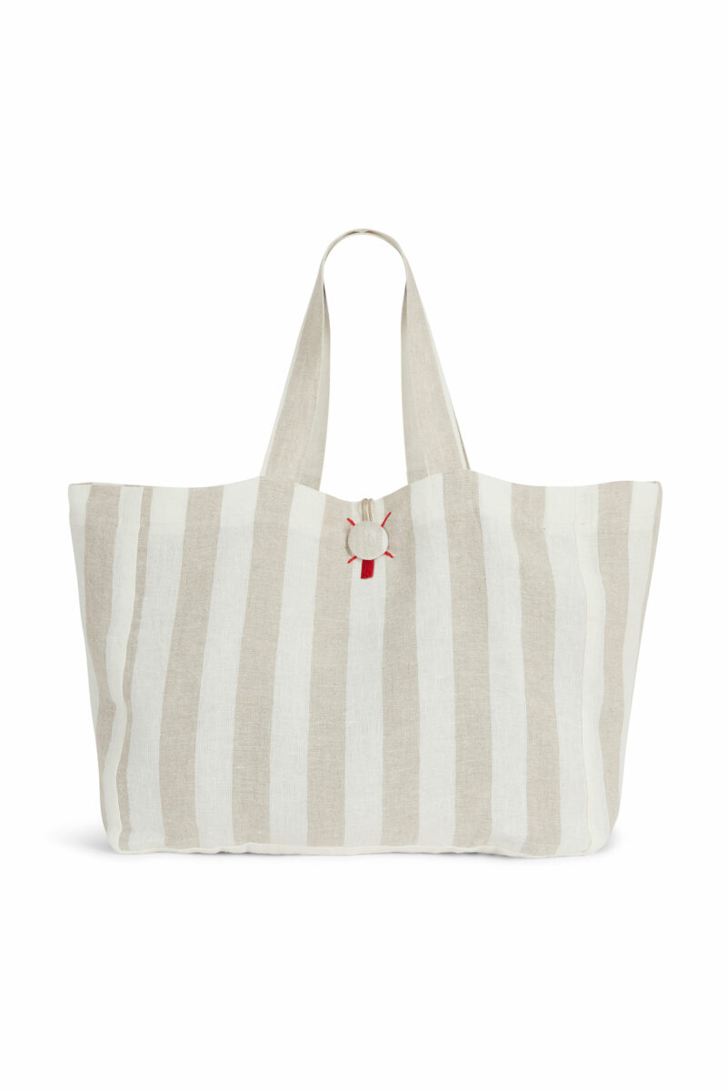 LINEN BEACH BAG - Image 3